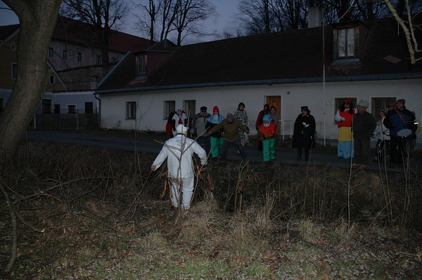 Masopustní průvod obcí 2008